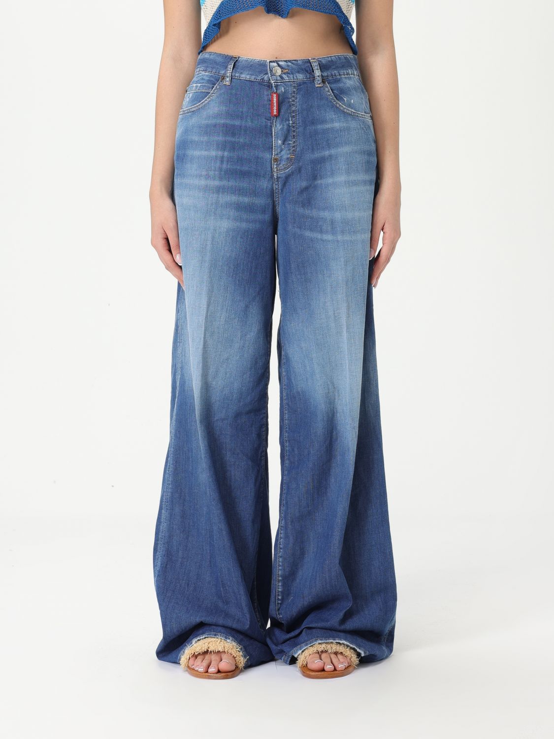 Dsquared2 Jeans Woman Color Denim