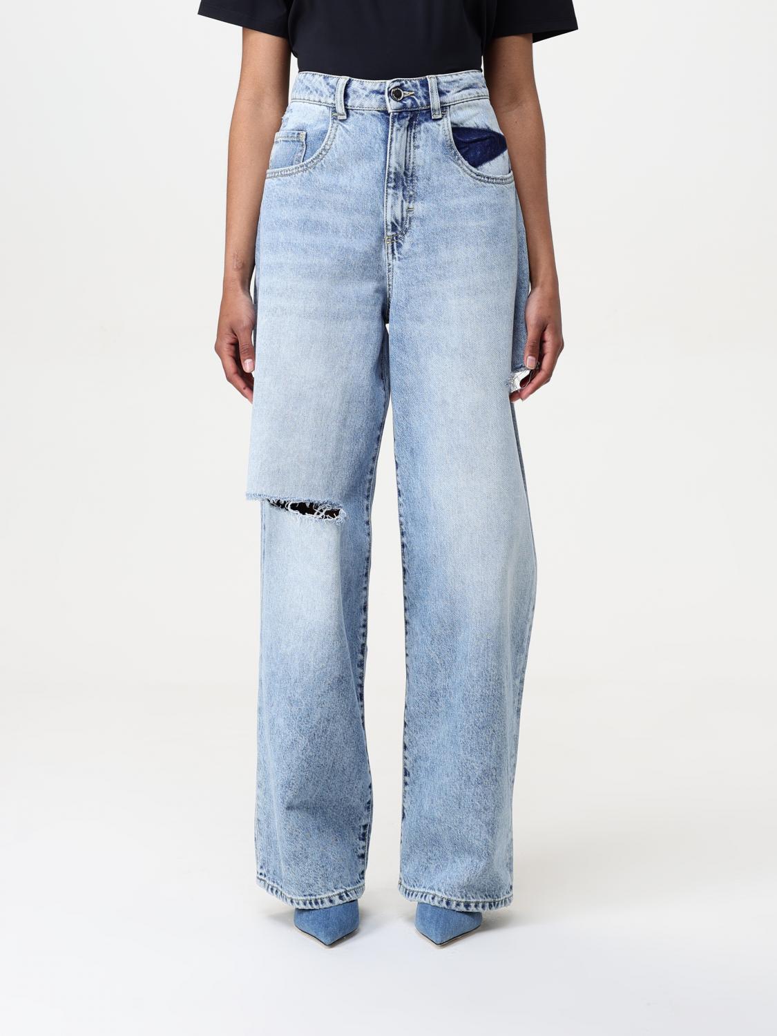 Icon Denim Los Angeles Jeans Woman Color Stone Washed In Stone Washed