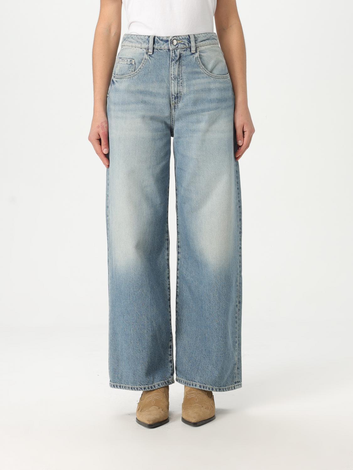 Icon Denim Los Angeles Jeans Woman Color Stone Washed In Stone Washed