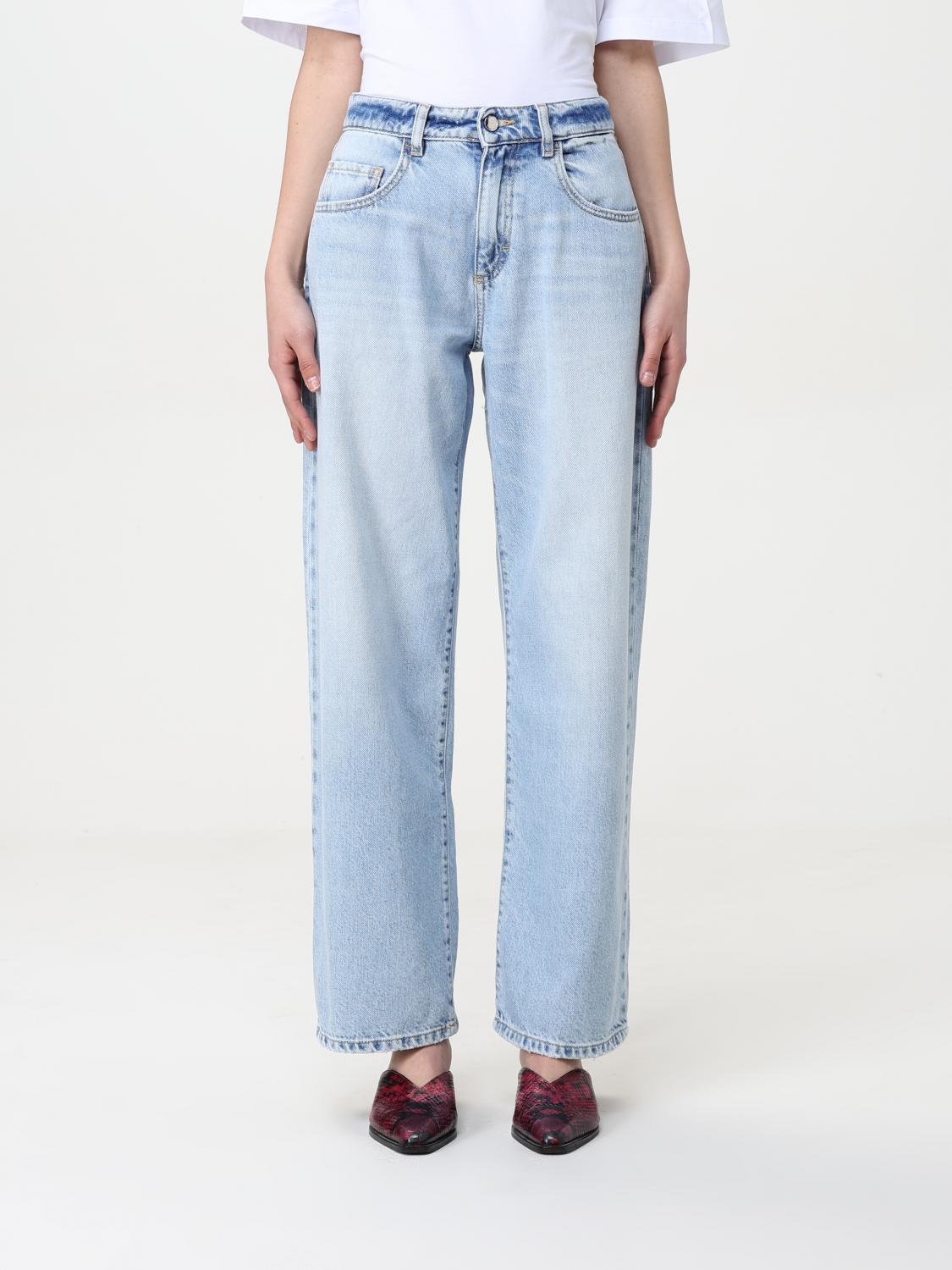 Icon Denim Los Angeles Jeans Woman Color Stone Washed In Stone Washed