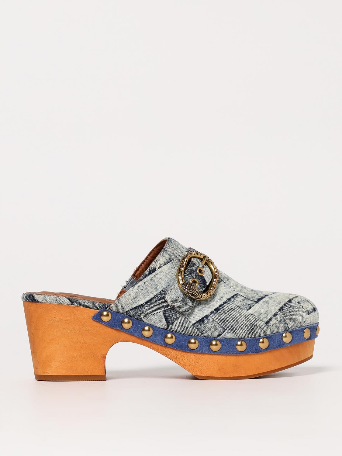 Kurt Geiger London Mayfair Denim Clog In Denim