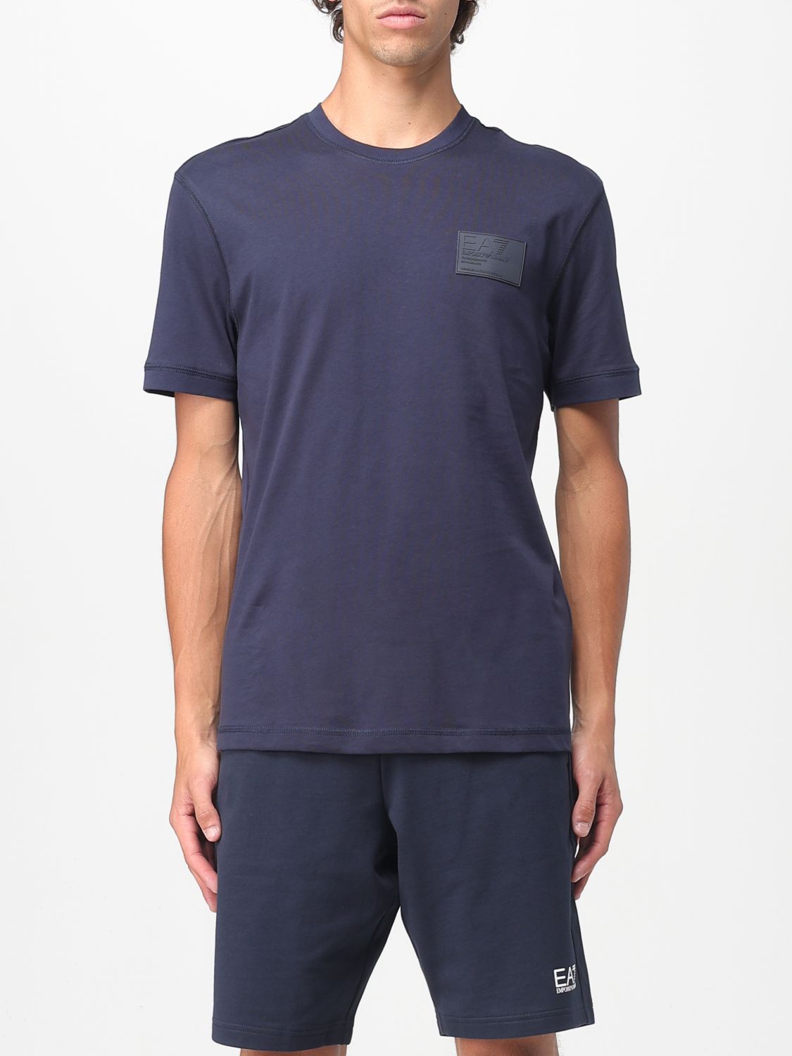 Ea7 T-shirt  Herren Farbe Blau In Blue