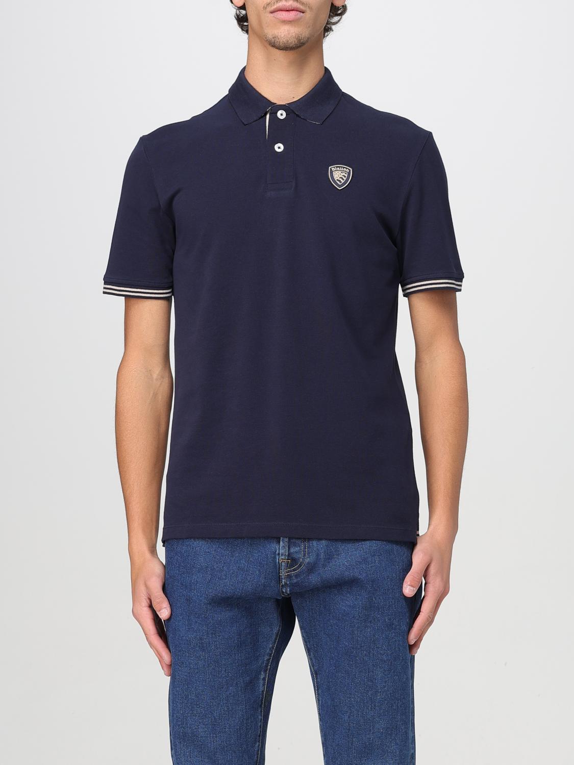 Blauer Polo Shirt Men Color Blue In Blue
