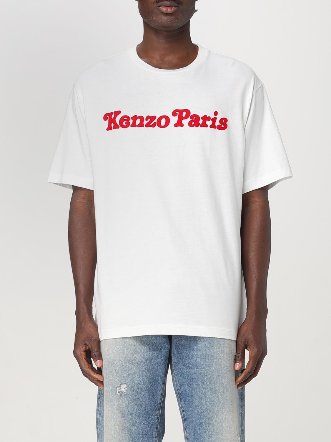 Kenzo Verdy Os Printed Cotton T-shirt In Weiss