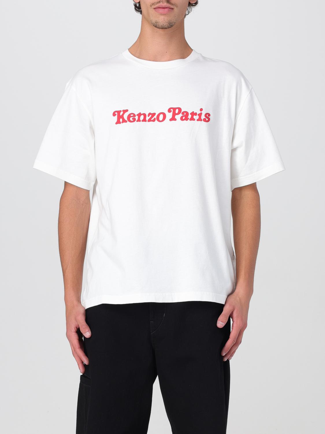 Kenzo Verdy Os Printed Cotton T-shirt In White