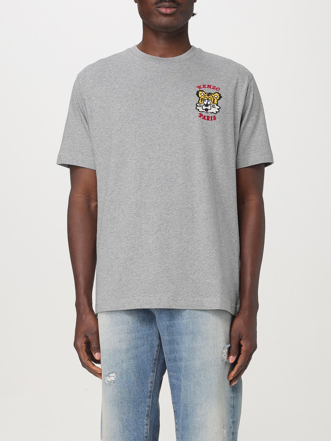 Kenzo Monogram Men's T-shirt In Grau