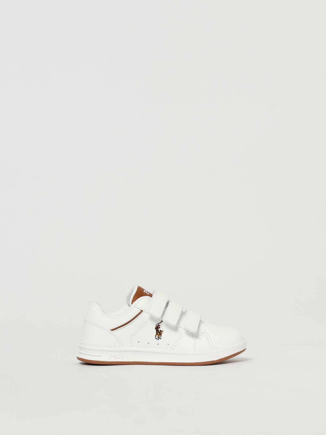 Polo Ralph Lauren Sneakers Bambino Colore Bianco