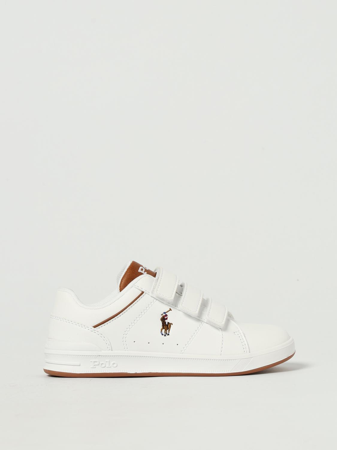 Polo Ralph Lauren Sneakers Bambino Colore Bianco