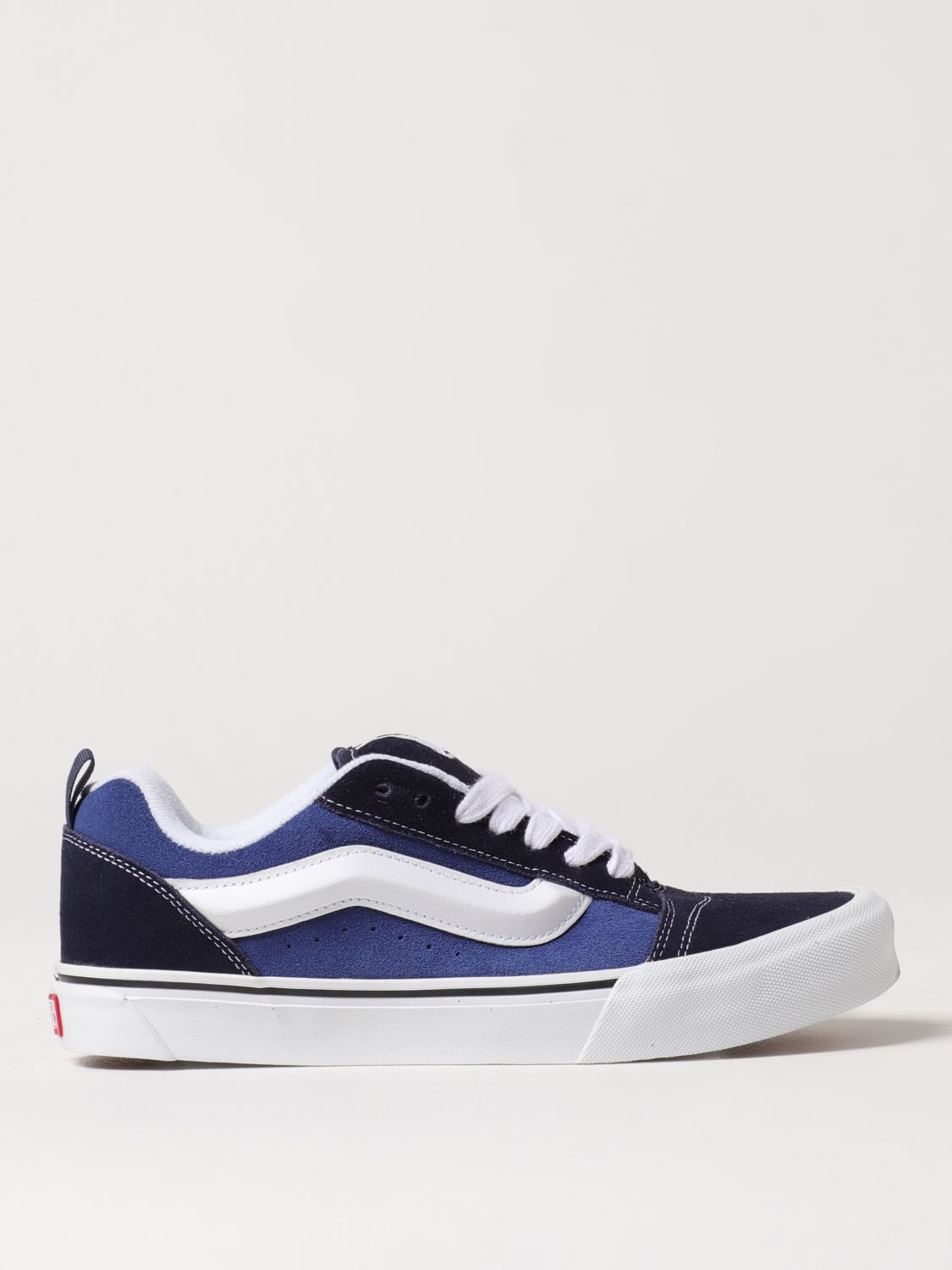 Vans Knu Skool Sneakers In Navy And White In Blue