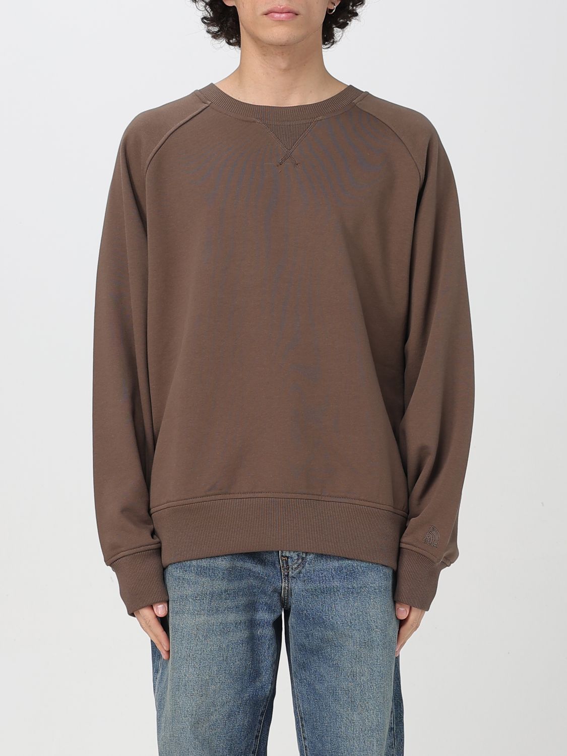 THE NORTH FACE SWEATSHIRT THE NORTH FACE MEN COLOR BROWN 428991032