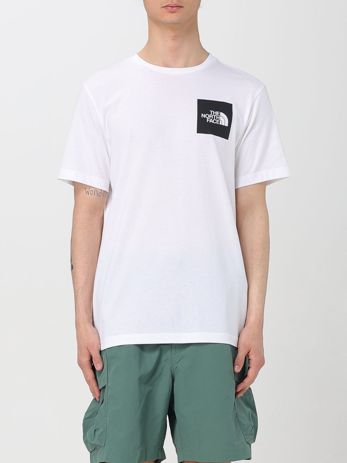 Shop The North Face T-shirt Men Color White