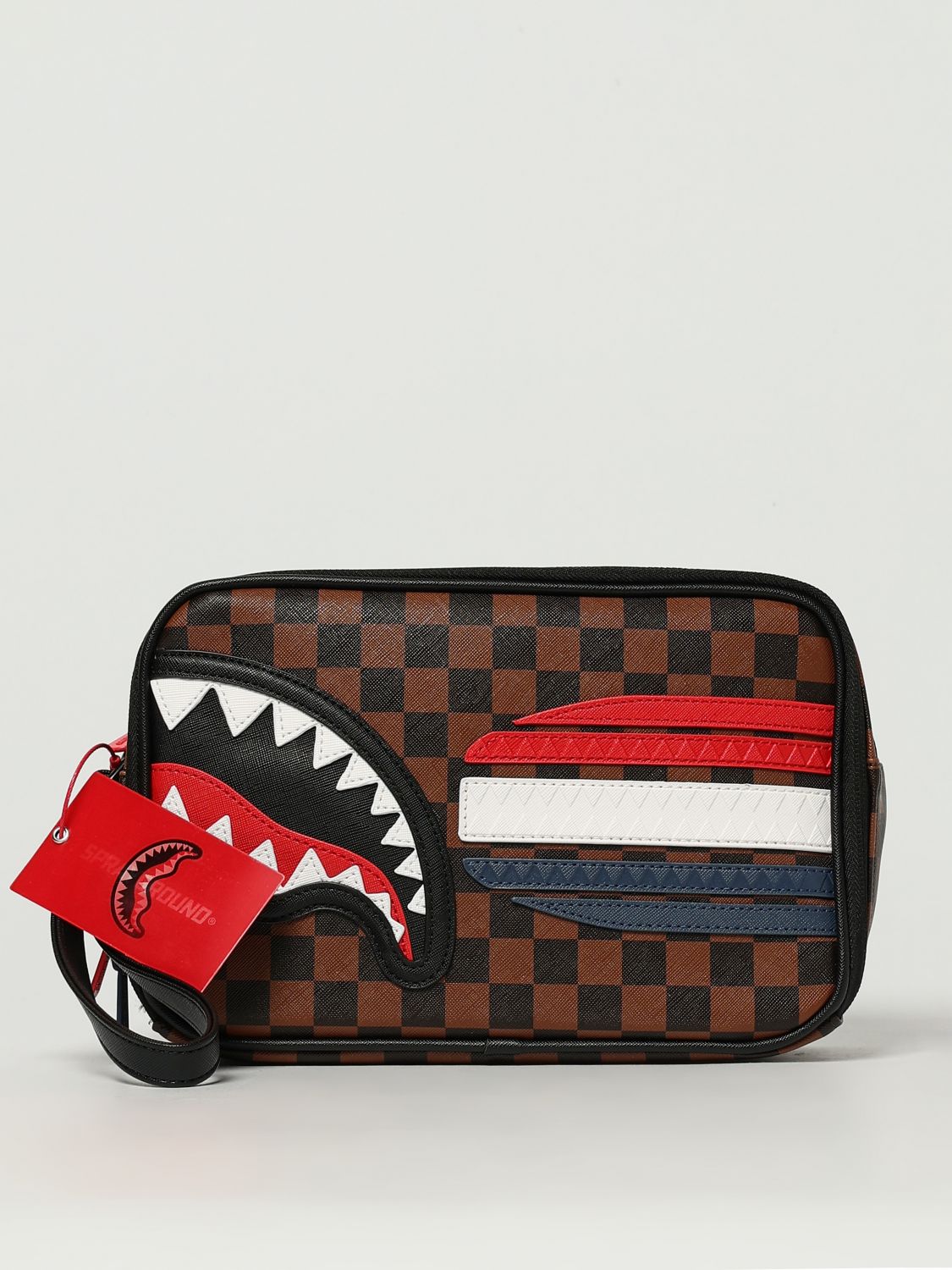 Sprayground Shoulder Bag Men Color Brown