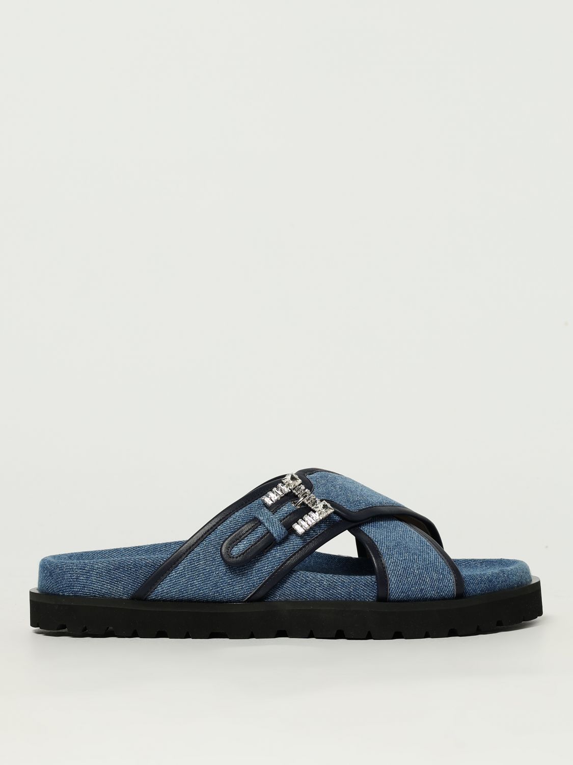 Sergio Rossi Schuhe Damen Farbe Denim
