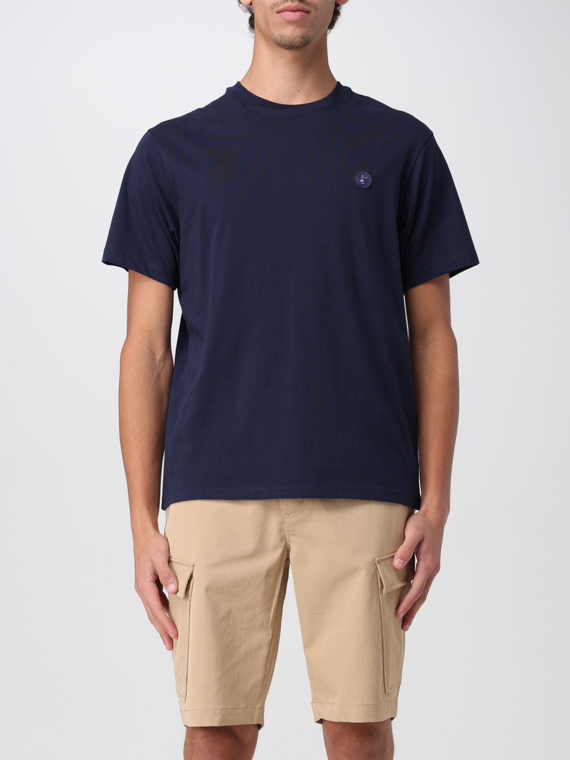 Save The Duck T-shirt Men Color Navy In Navy
