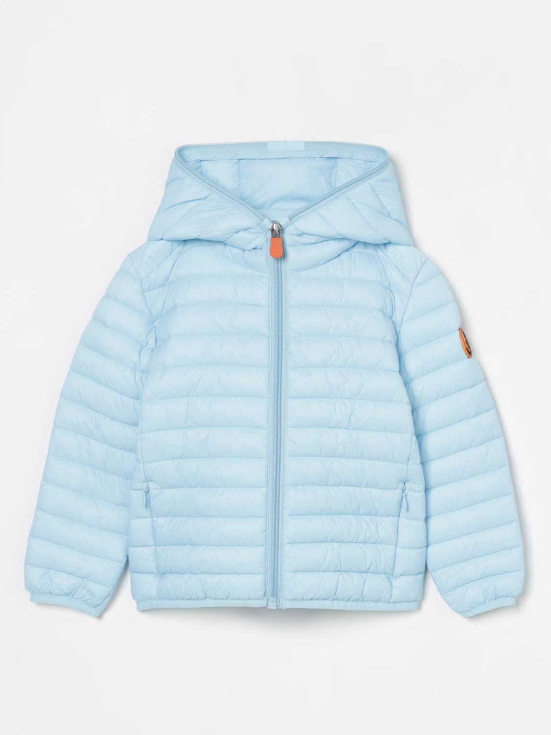 Save The Duck Jacket Kids Color Sky Blue In Sky Blue
