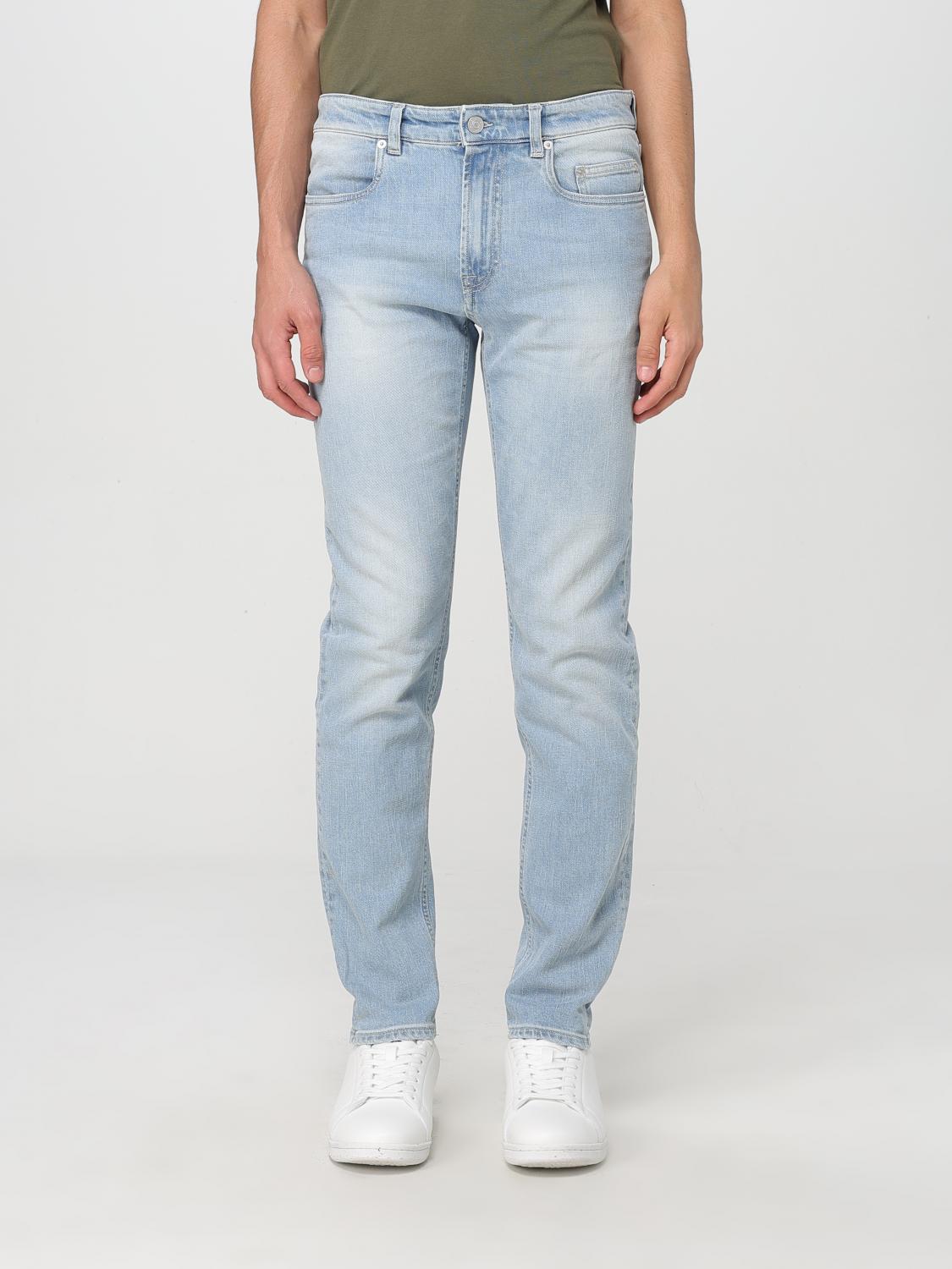 Siviglia Jeans Men Color Gnawed Blue In Gnawed Blue