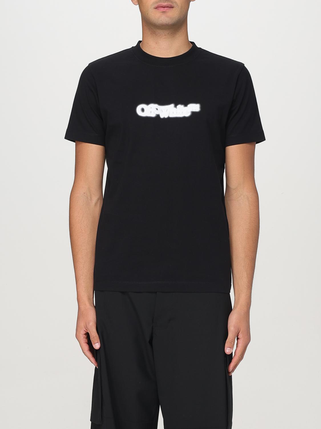 Shop Off-white T-shirt Men Color Black