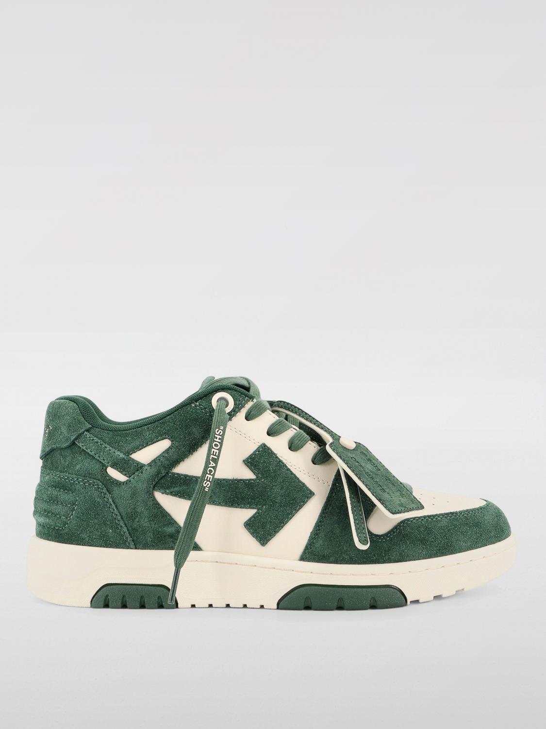 Off-white Green Out Of Office Sneakers In Grün