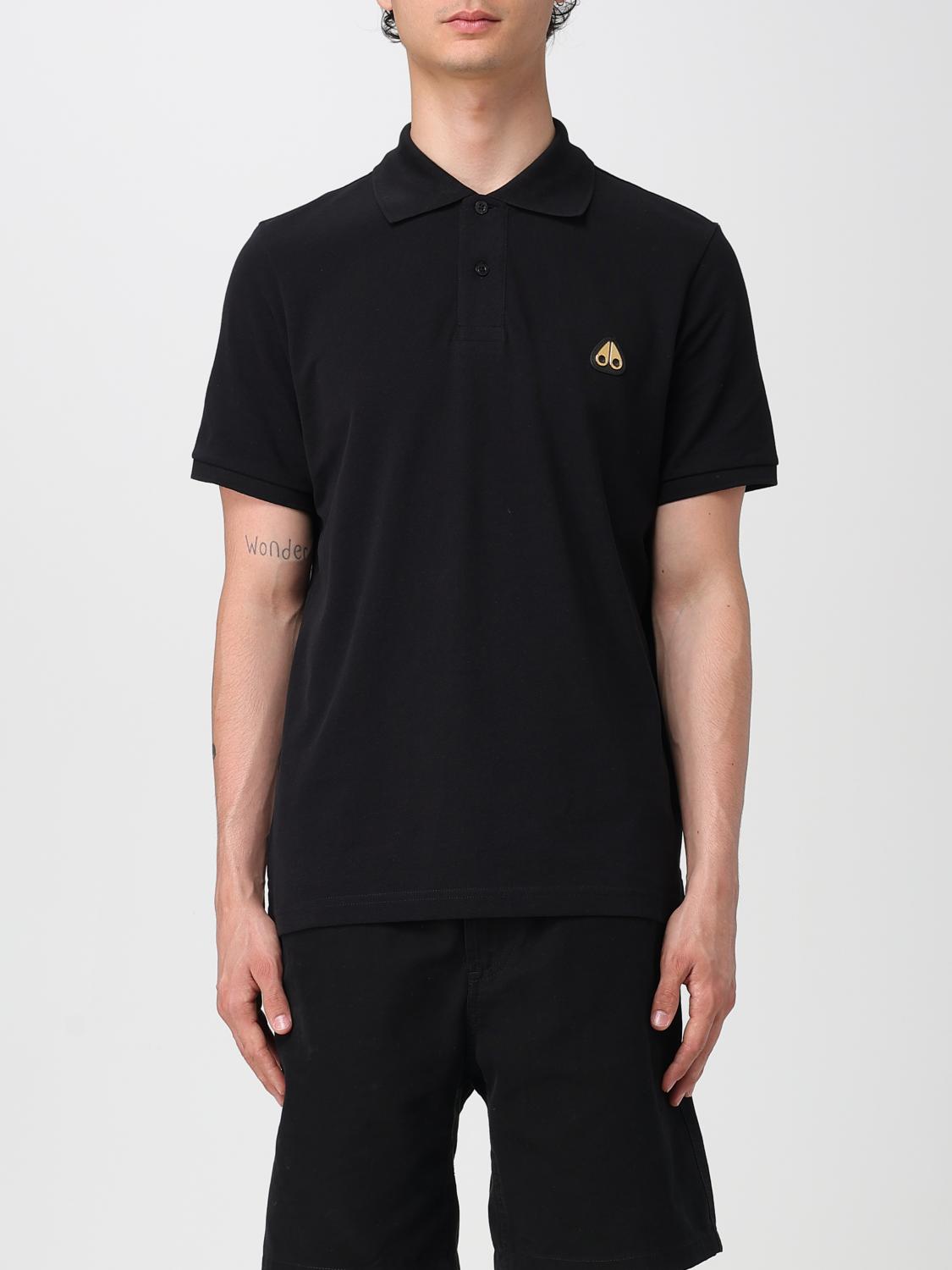 Moose Knuckles Everett Gold Polo Shirt