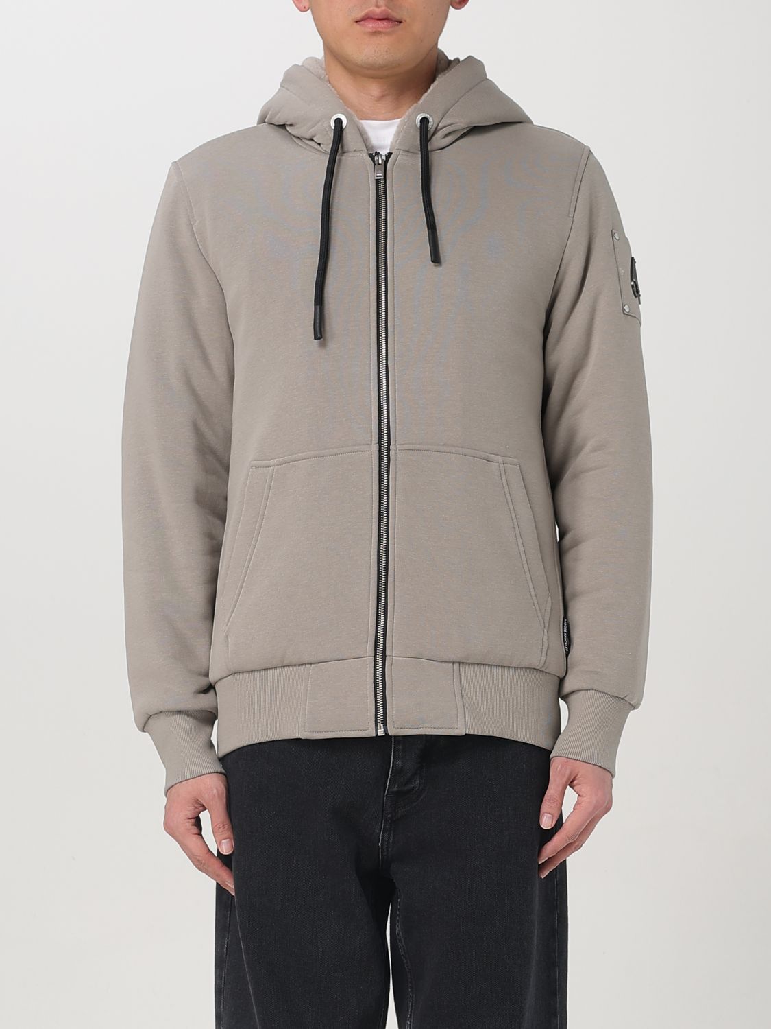 MOOSE KNUCKLES SWEATSHIRT MOOSE KNUCKLES MEN COLOR BEIGE 429321022