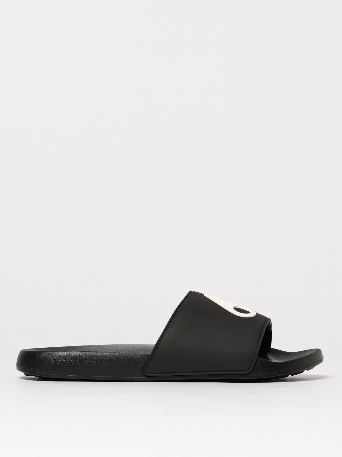 Moose Knuckles Logo Icon Sliders In Black