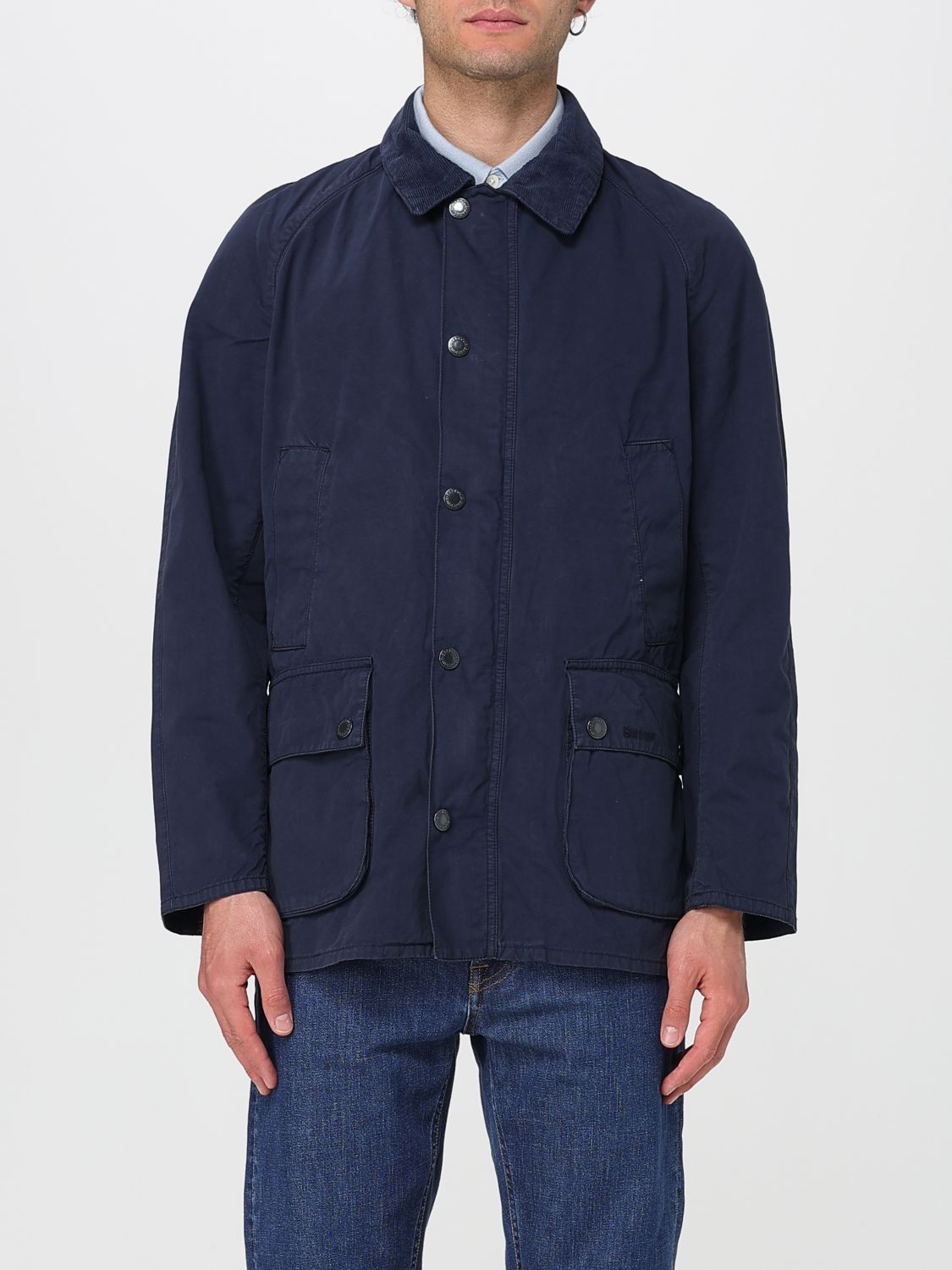 Shop Barbour Jacket Men Color Navy
