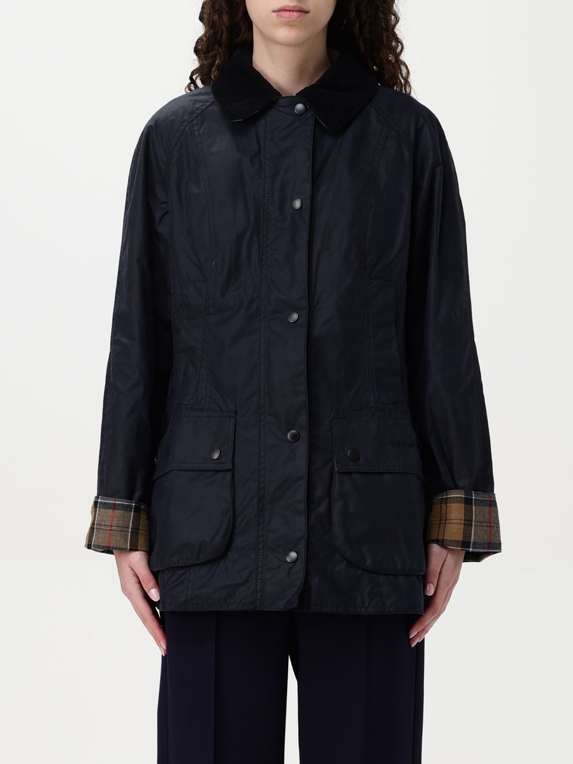 Barbour Jacket  Woman Color Navy In Navy