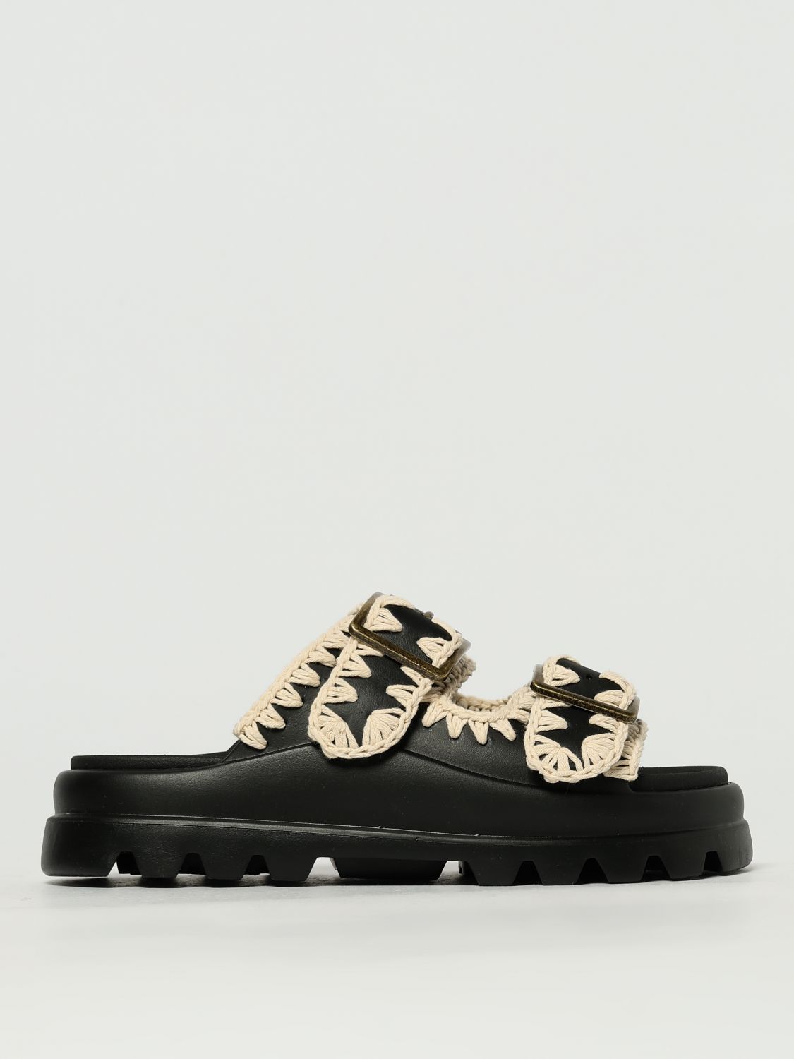 MOU FLAT SANDALS MOU WOMAN COLOR BLACK 429442002