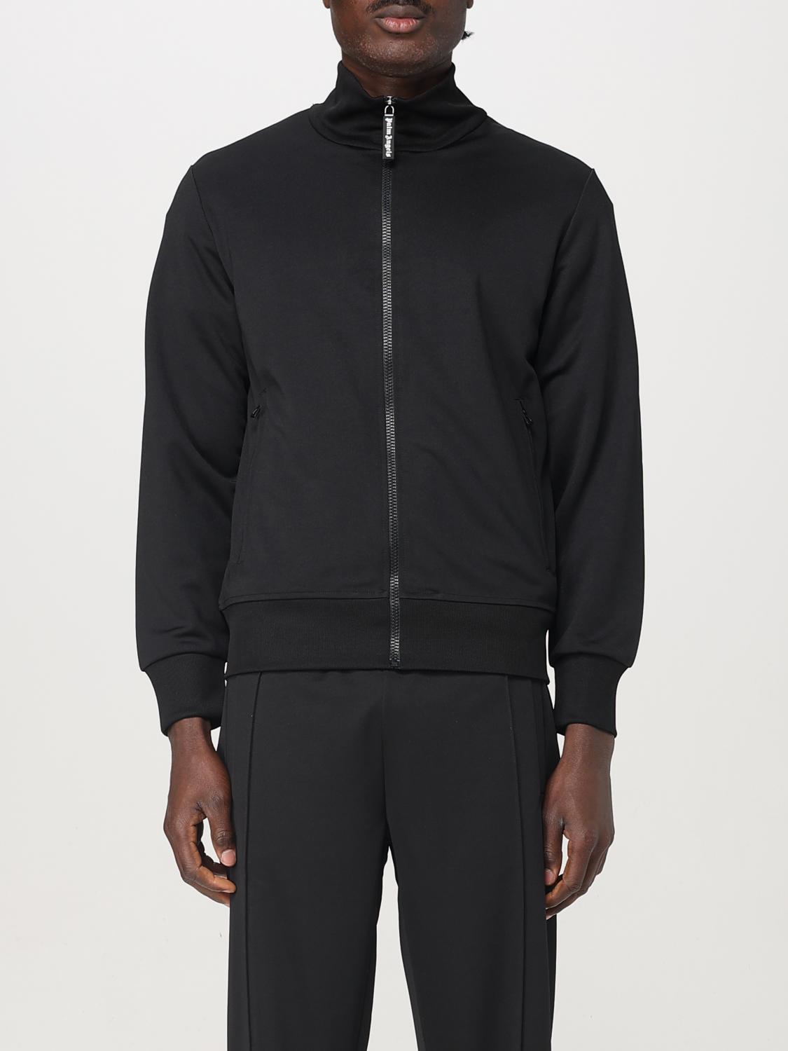 Palm Angels Curve Track Jacket In Black