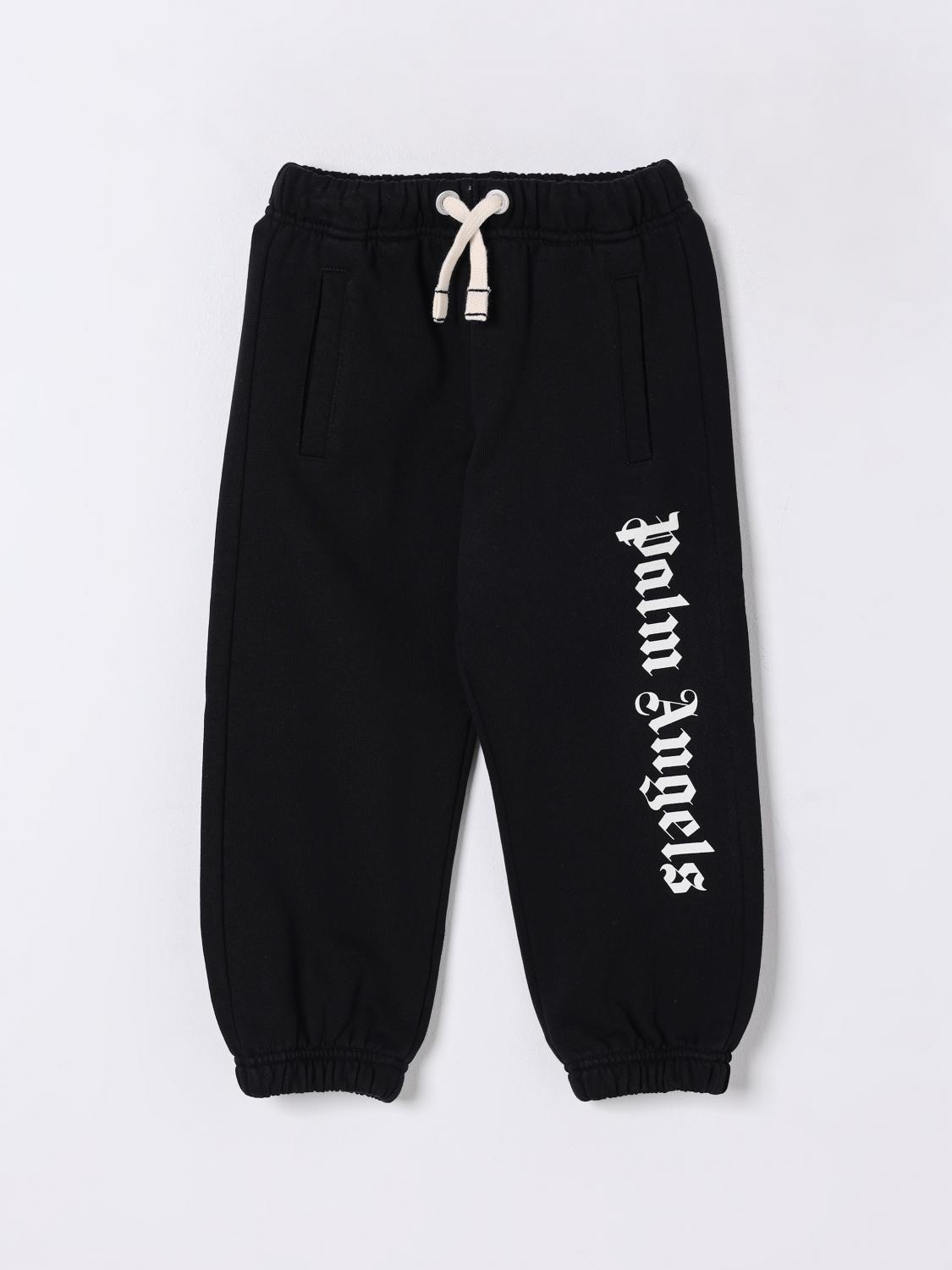 Palm Angels Pants Kids Kids Color Black In ブラック