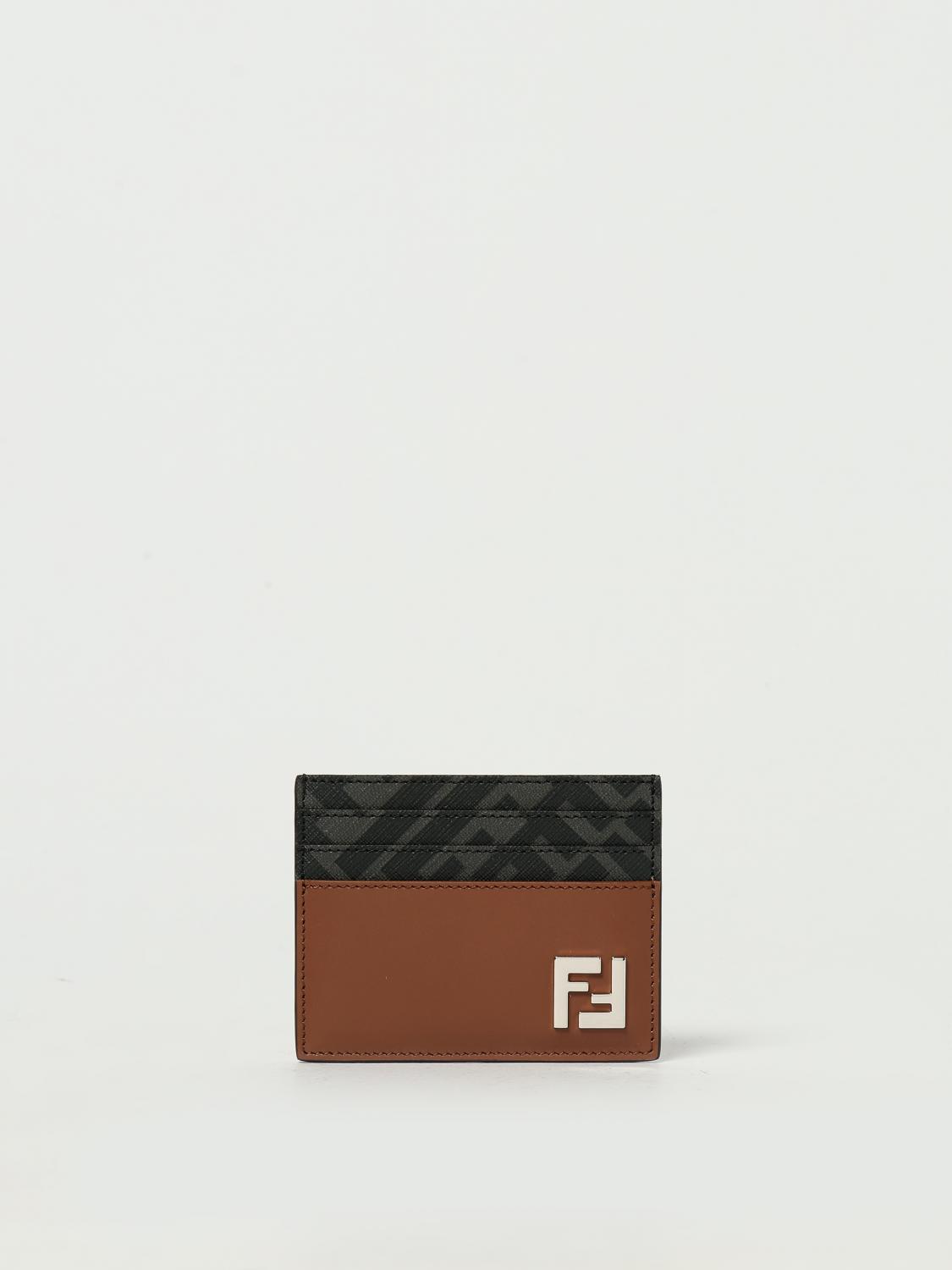 Fendi Herren Leather Wallet Men Color Klein