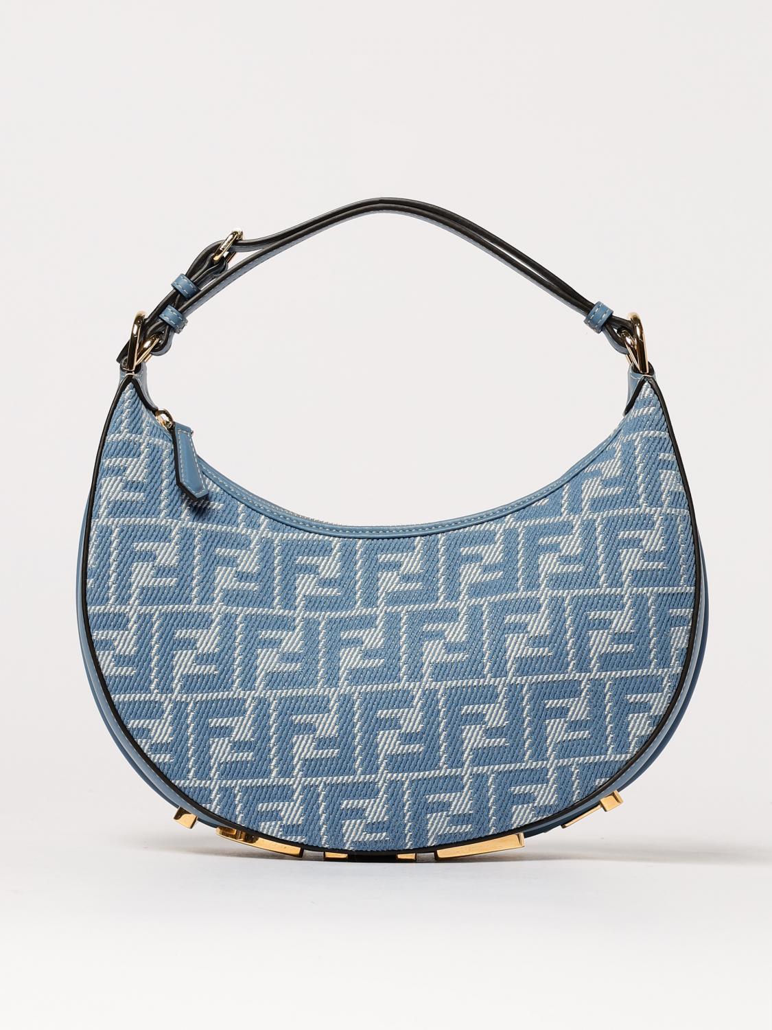 Shoulder Bag FENDI Woman color Blue