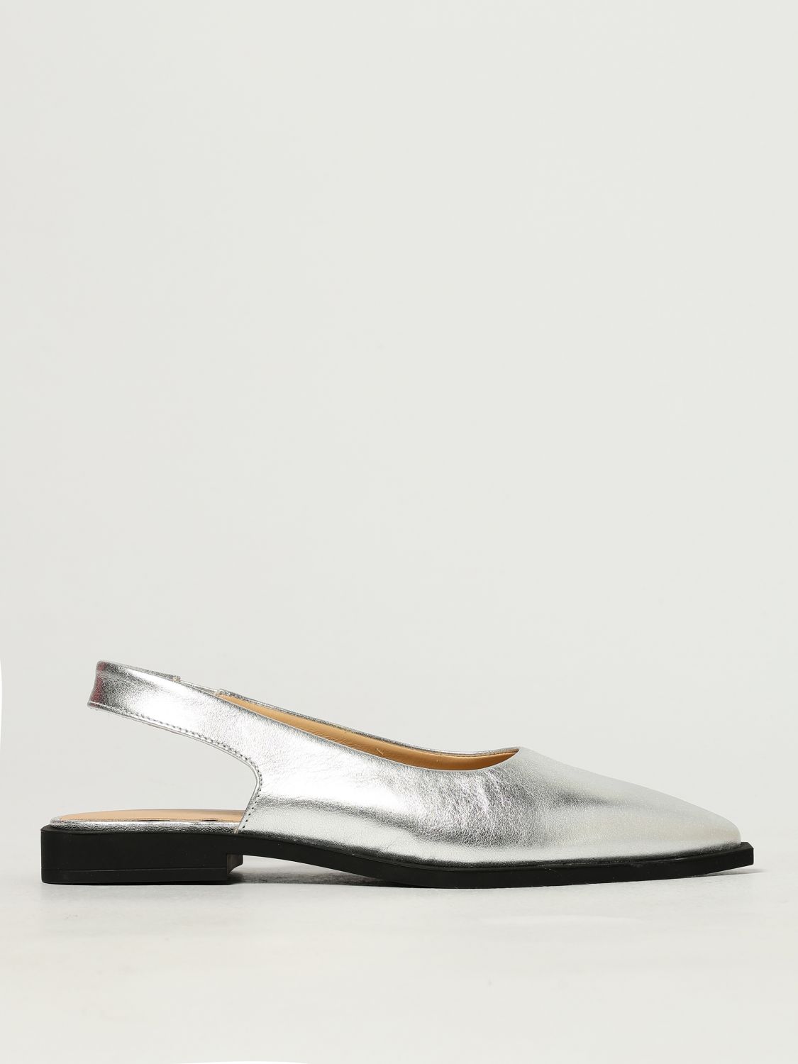 Copenhagen Ballet Flats Woman Color Silver