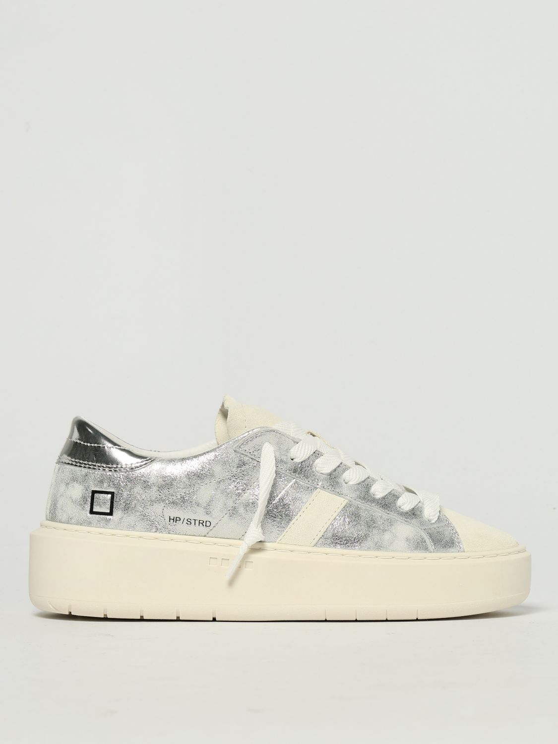 Shop Date Sneakers D. A.t. E. Woman Color Silver