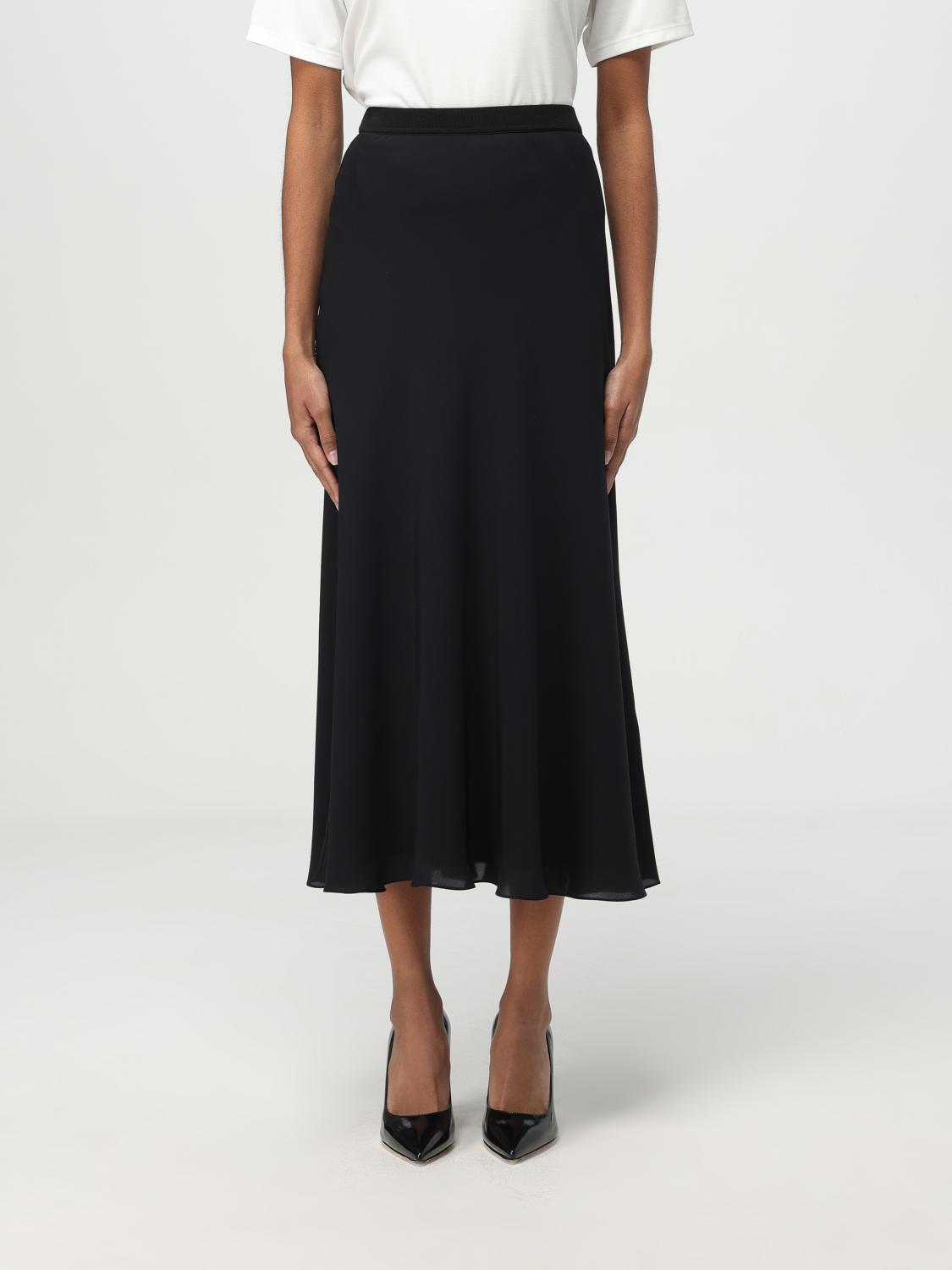 Theory Skirt Woman Color Black In Black