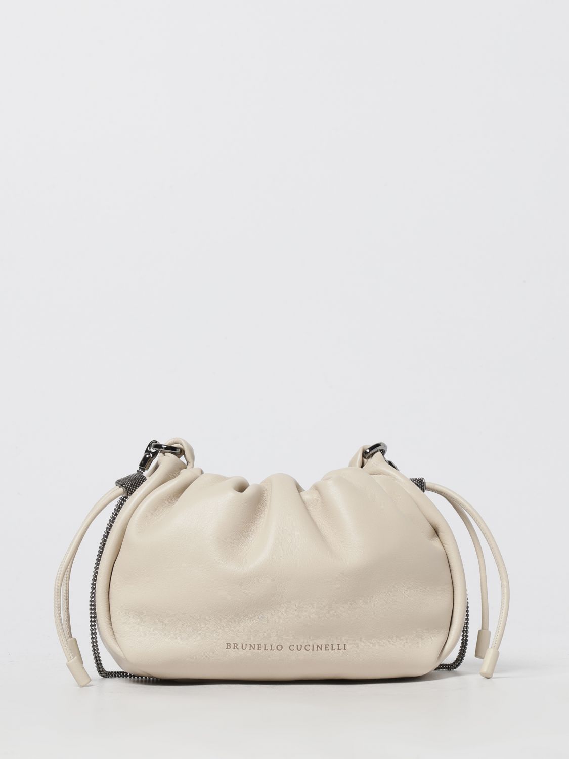 Brunello Cucinelli Mini Shoulder Bag In Neutral