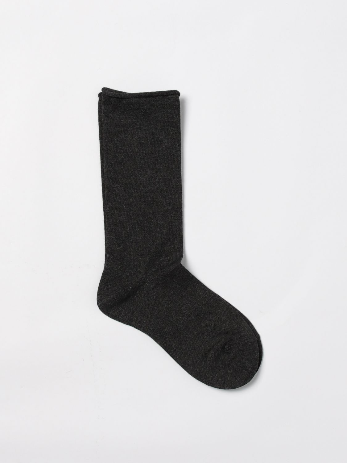 Brunello Cucinelli Socks Woman Color Grey In Grau