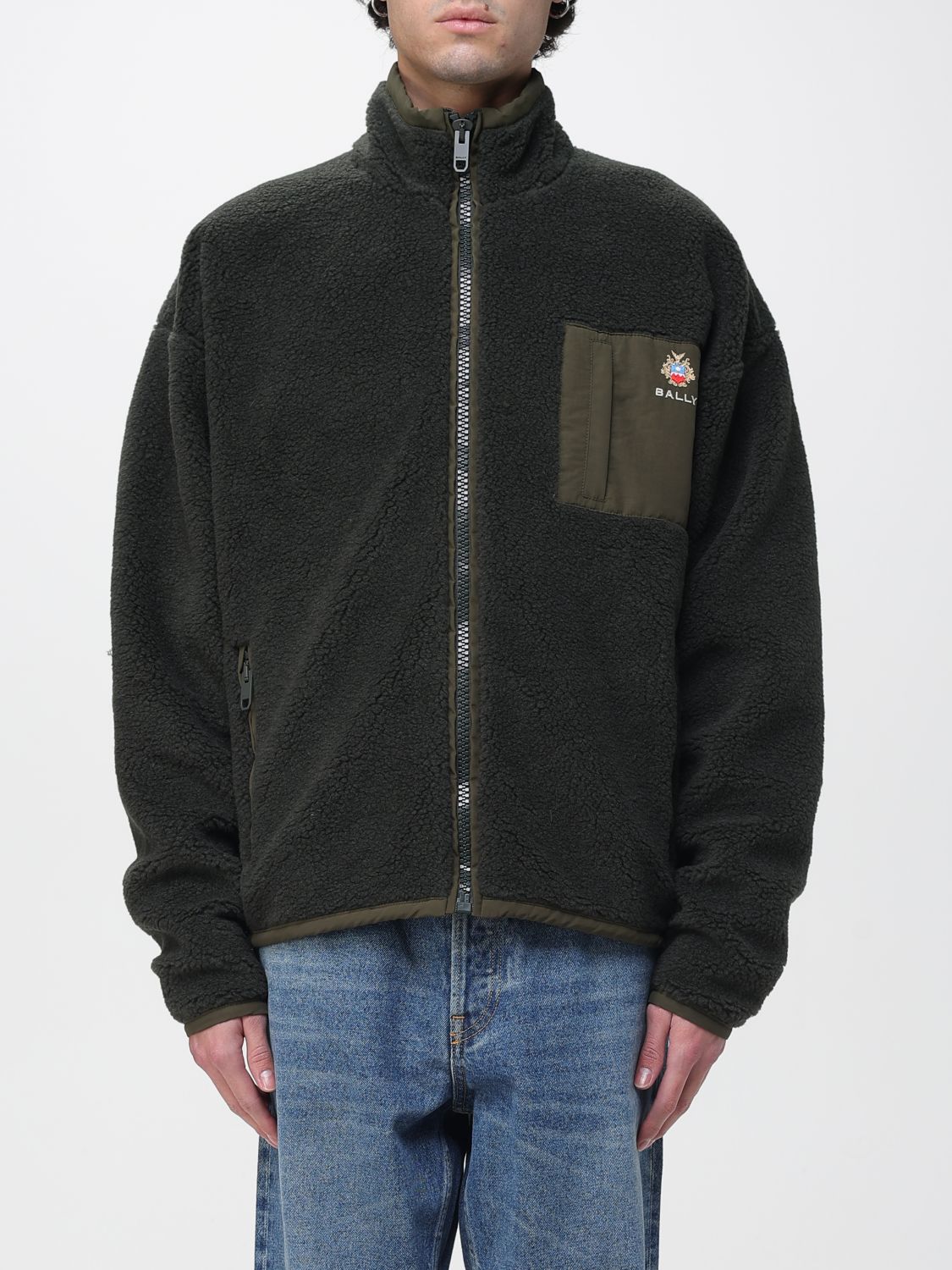 Bally Jacket Men Color Military In Green