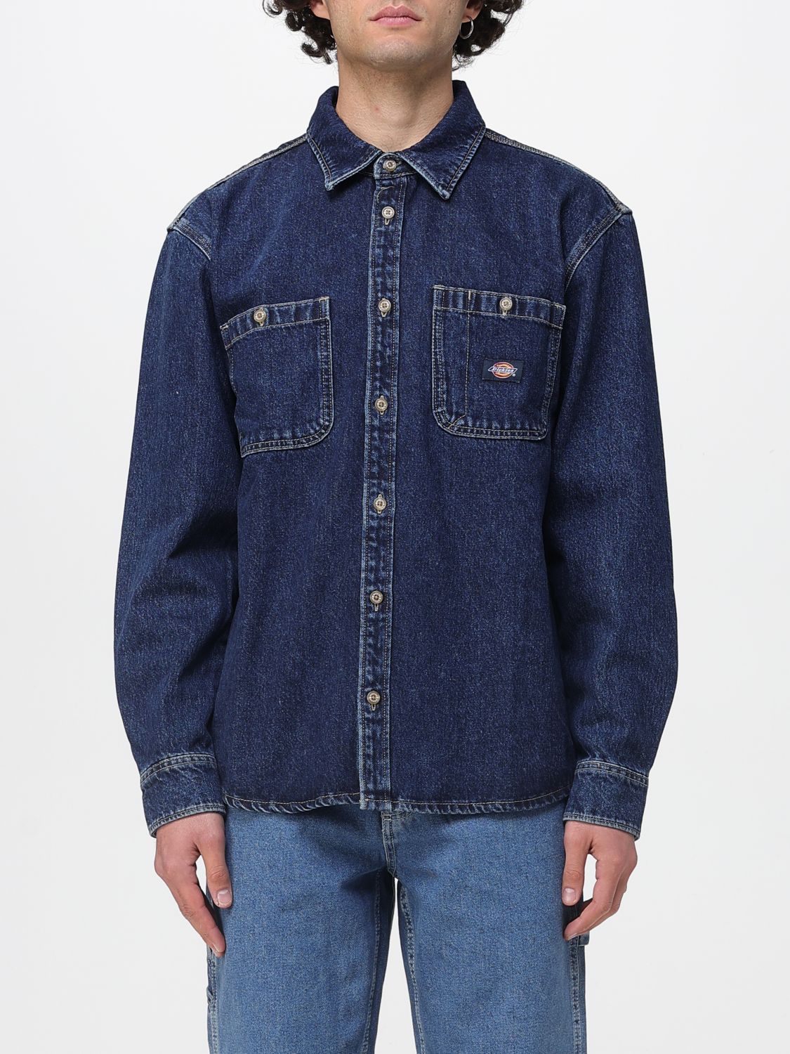 Shirt DICKIES Men color Denim