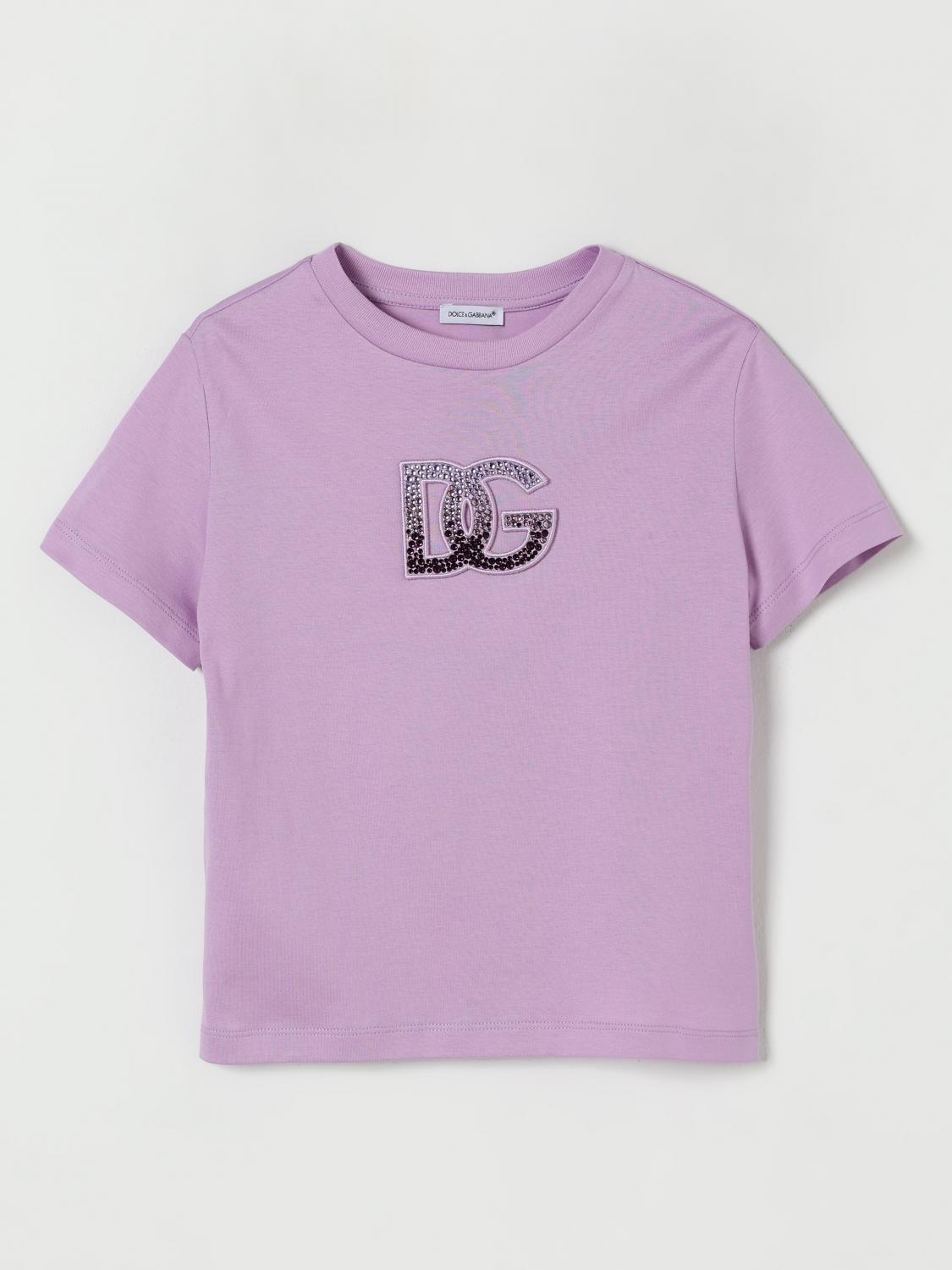 DOLCE & GABBANA T-Shirt Kinder Farbe Lila