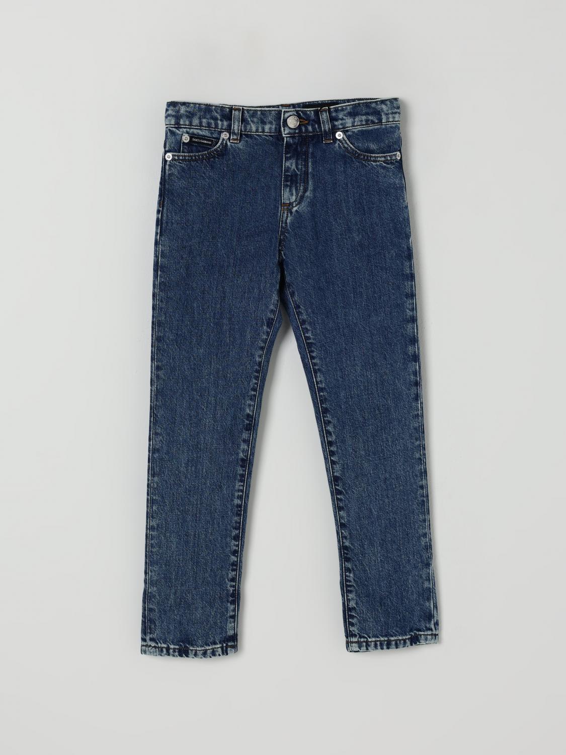 Dolce & Gabbana Jeans Kids Color Marine In Blue