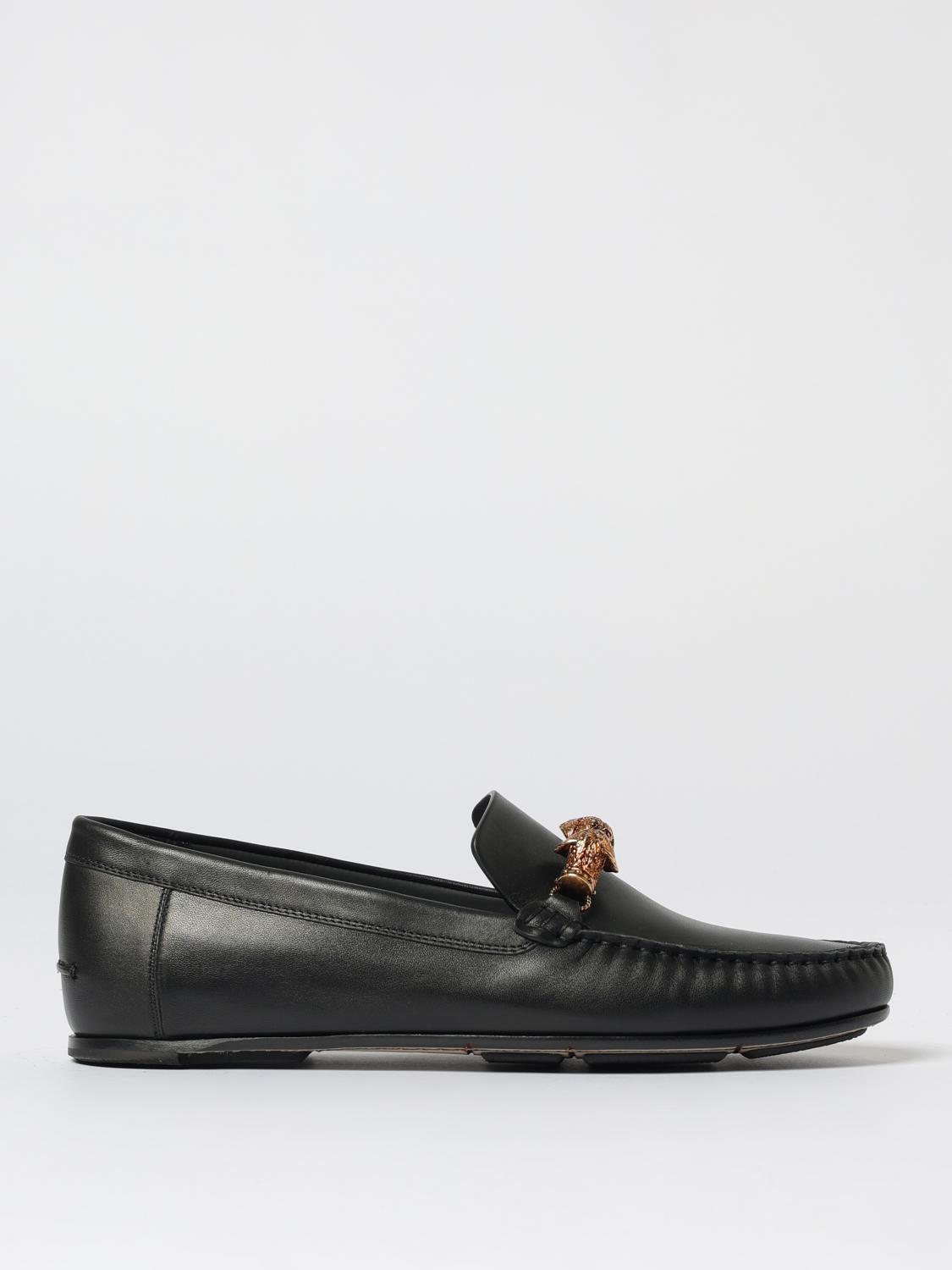 MANOLO BLAHNIK Black Men's Loafers