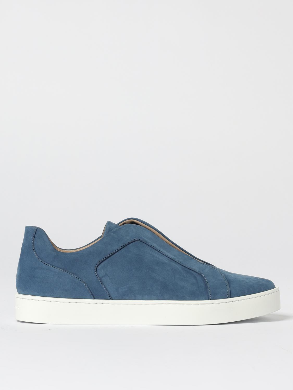 Manolo Blahnik Sneakers Men Color Navy In Blue