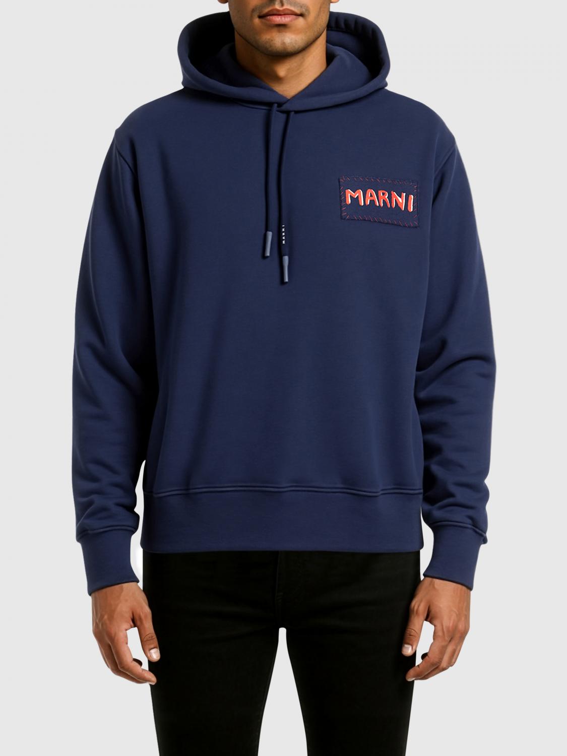 Marni Hoodie In Blue