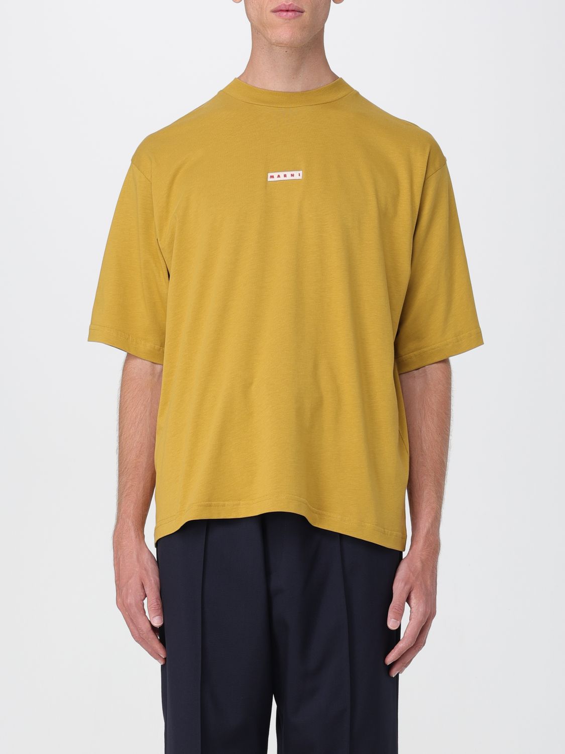 Marni T-shirt Men Color Yellow In Yellow