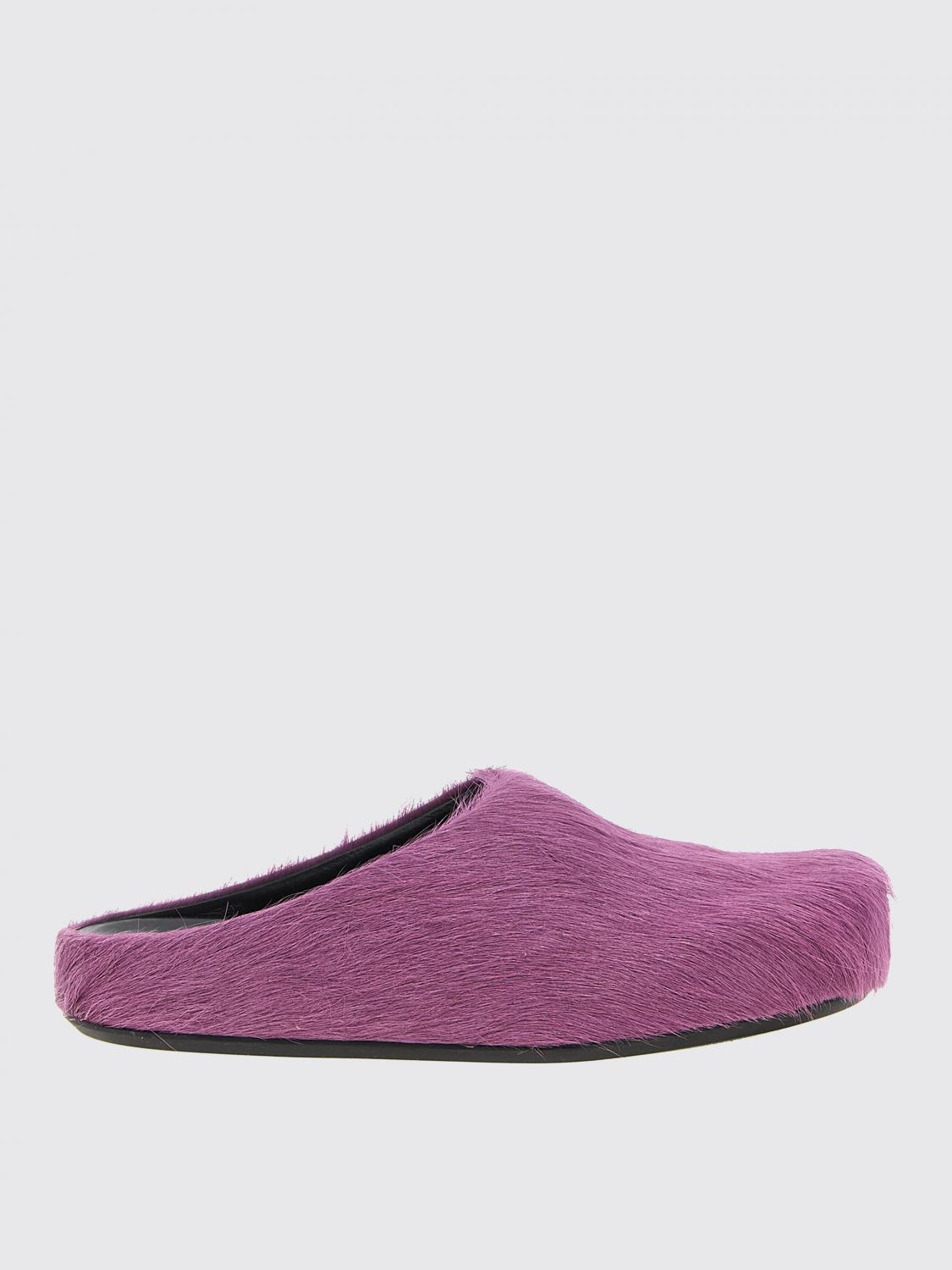 Marni Fussbett Sabot Prune Violet In Purple