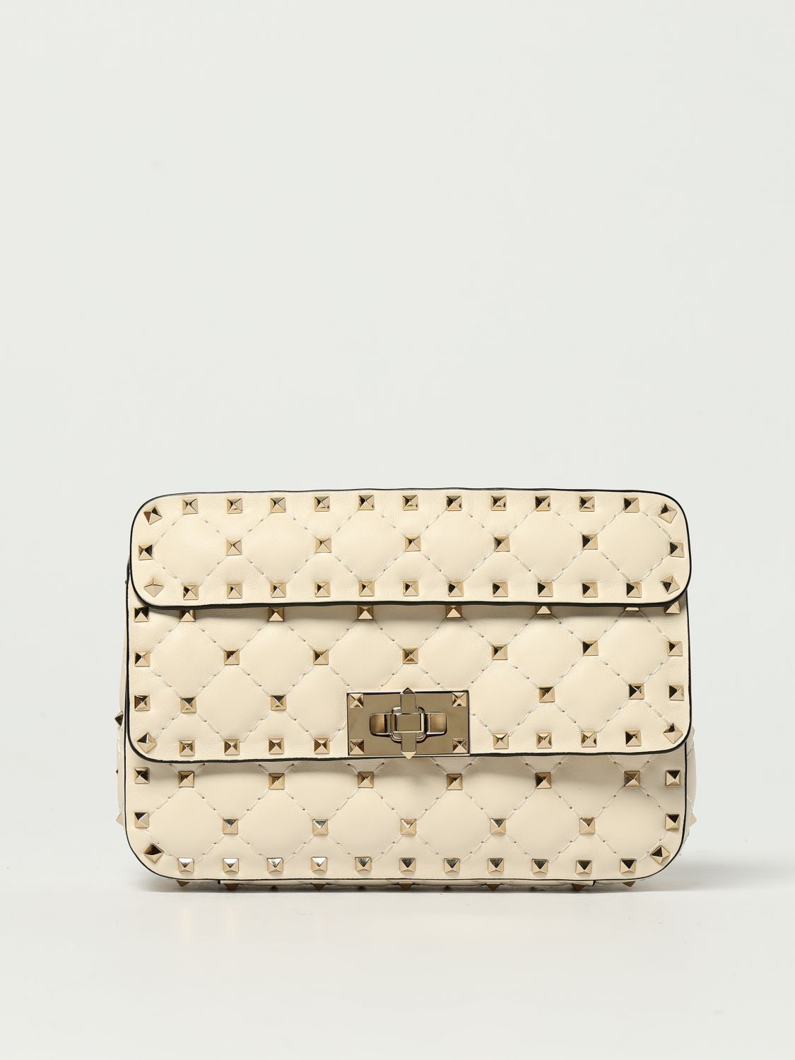 Valentino Shoulder Bag Garavani Woman Color Yellow Cream In Yellow