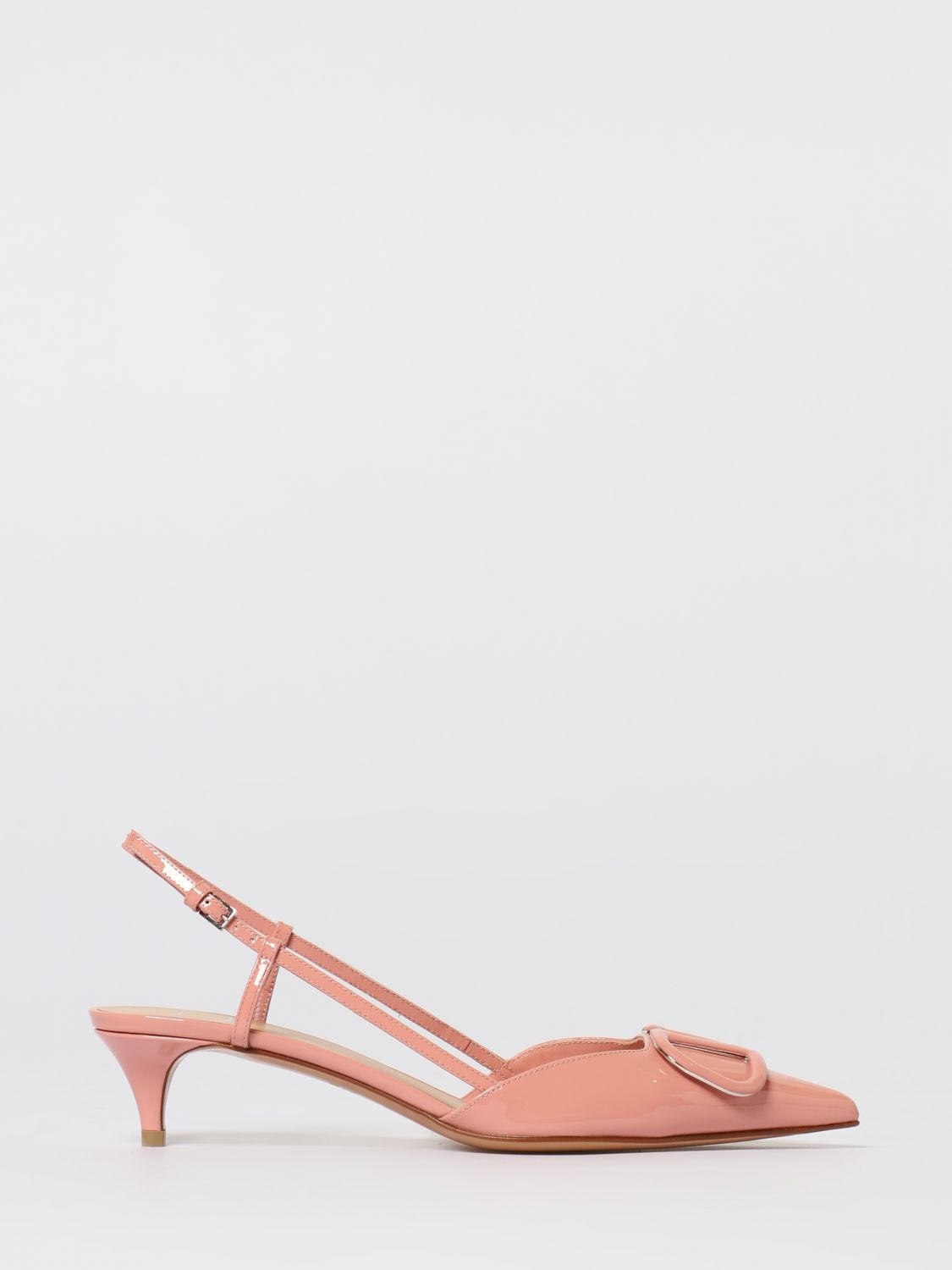 Valentino 40mm Sling-back Vlogo Pumps In Black
