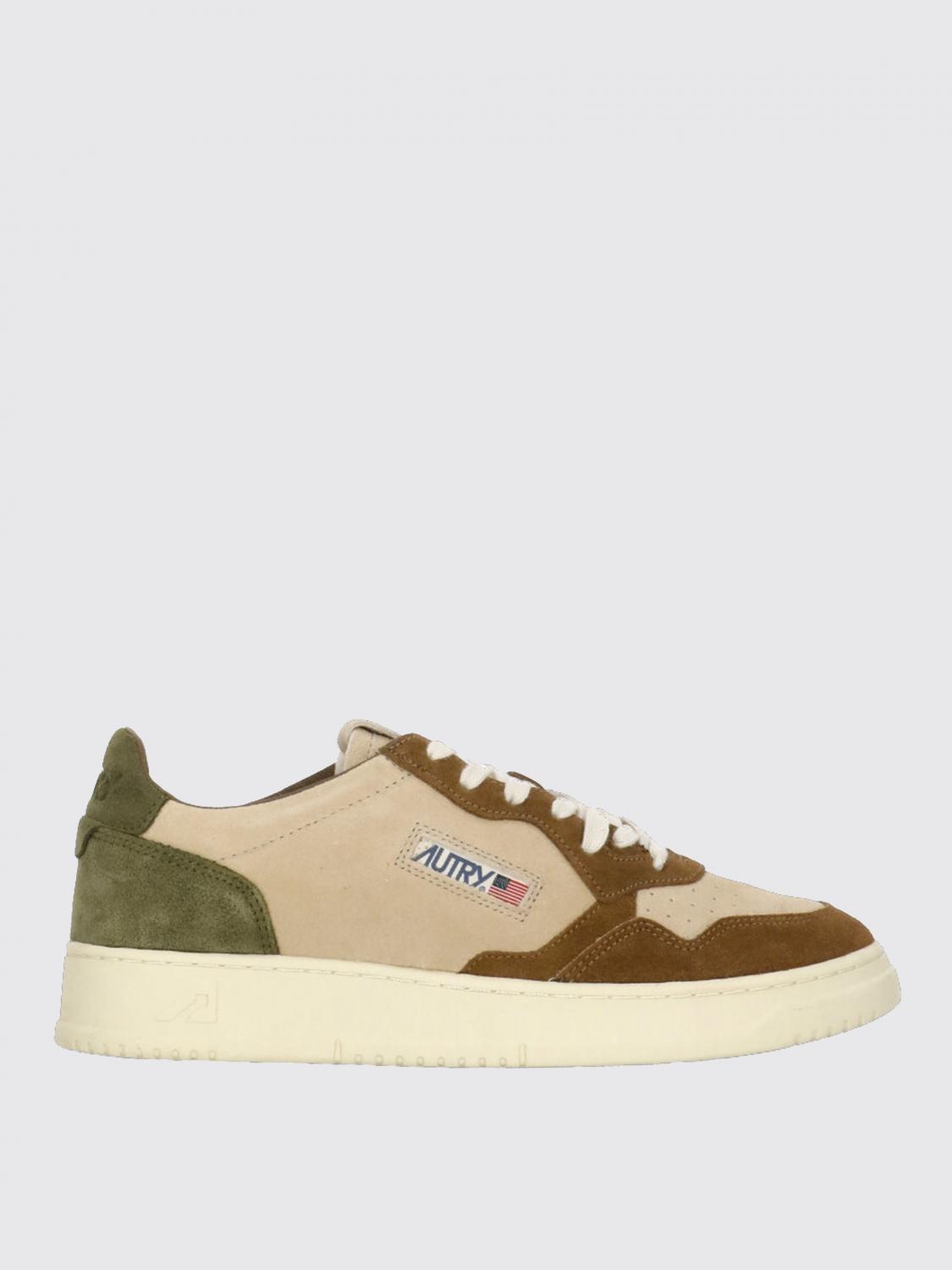 Autry Suede Leather Low Top Sneakers In Multi