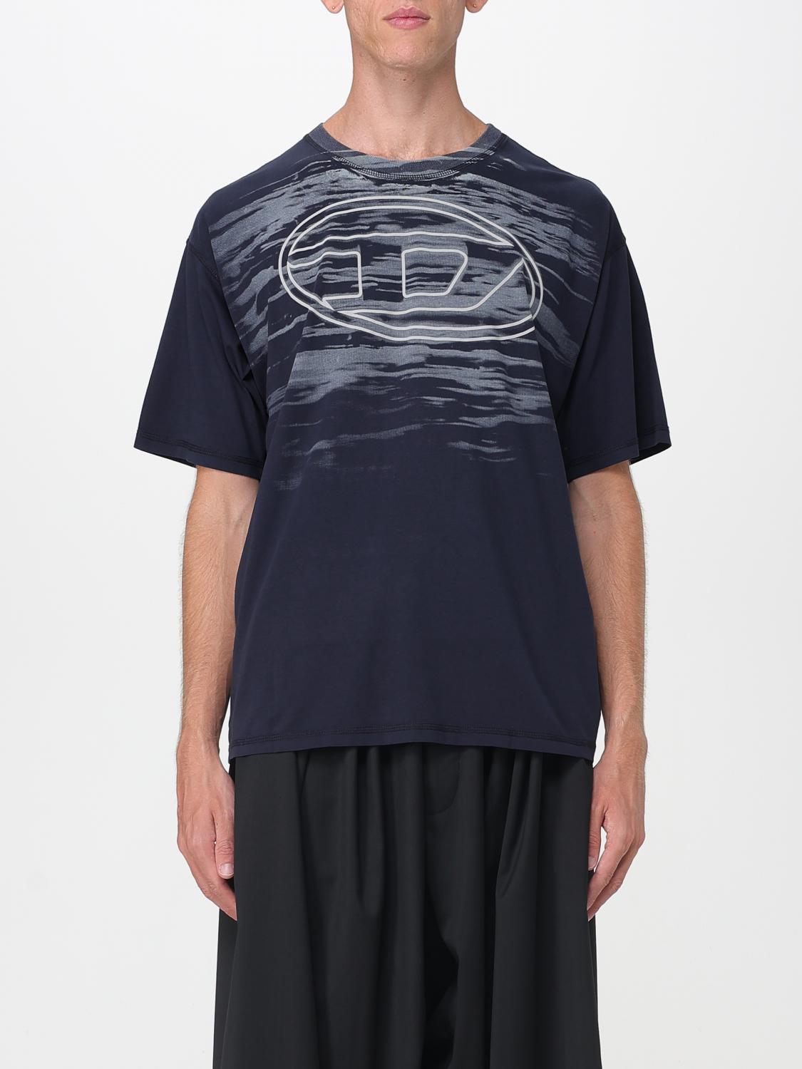 Diesel Ανδρών Μπλε T-Shirt Men Color